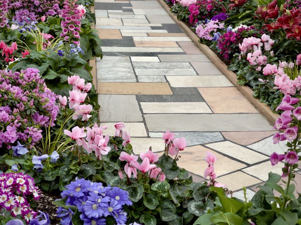 Garden Path Installation in Waxhaw