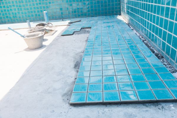 Pool Flooring Installation in Waxhaw
