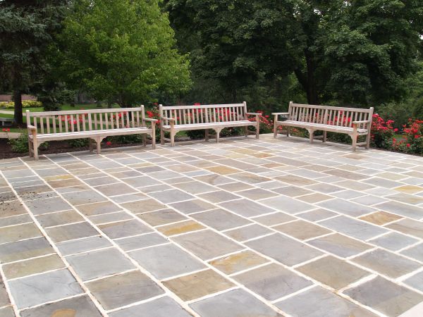 Slate Patio Installation in Waxhaw