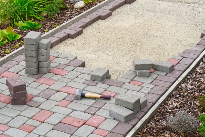Interlocking Pavers Setup